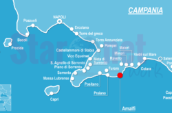 Mappa Costiera Amalfitana