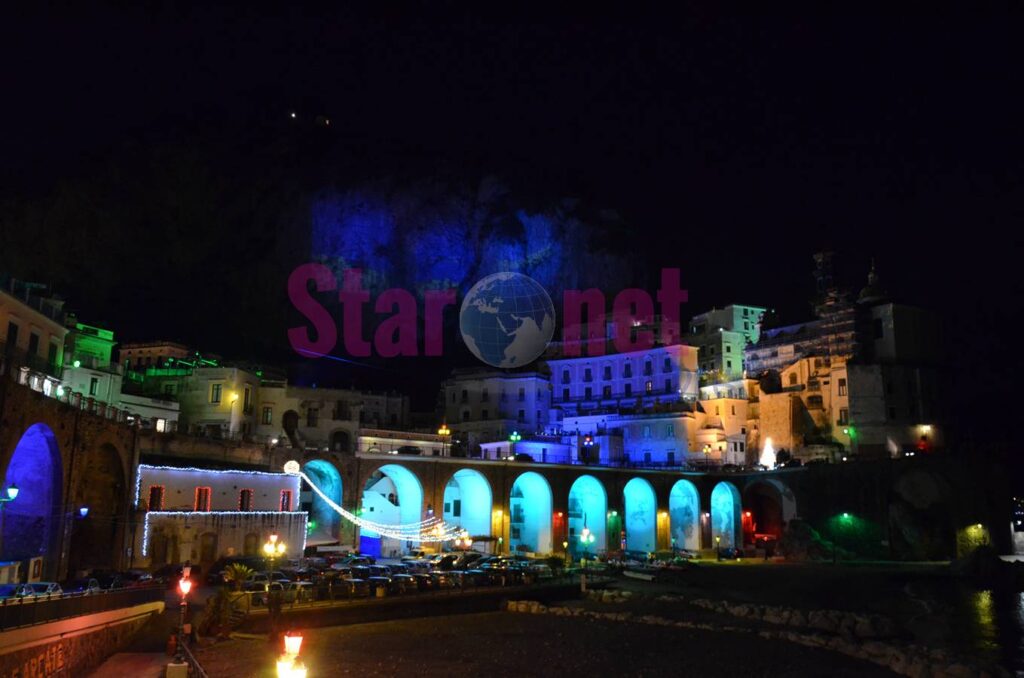 Atrani La spiaggia di notte