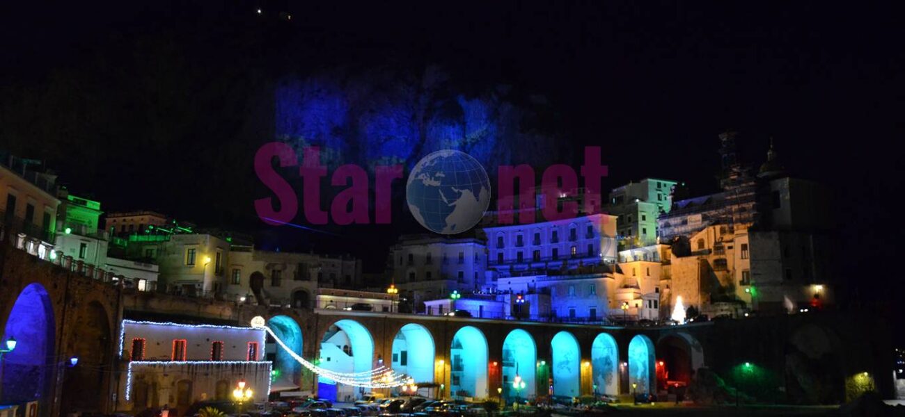 Atrani La spiaggia di notte