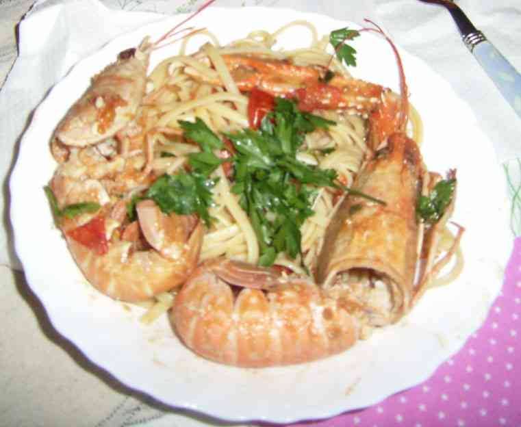ricetta scampi